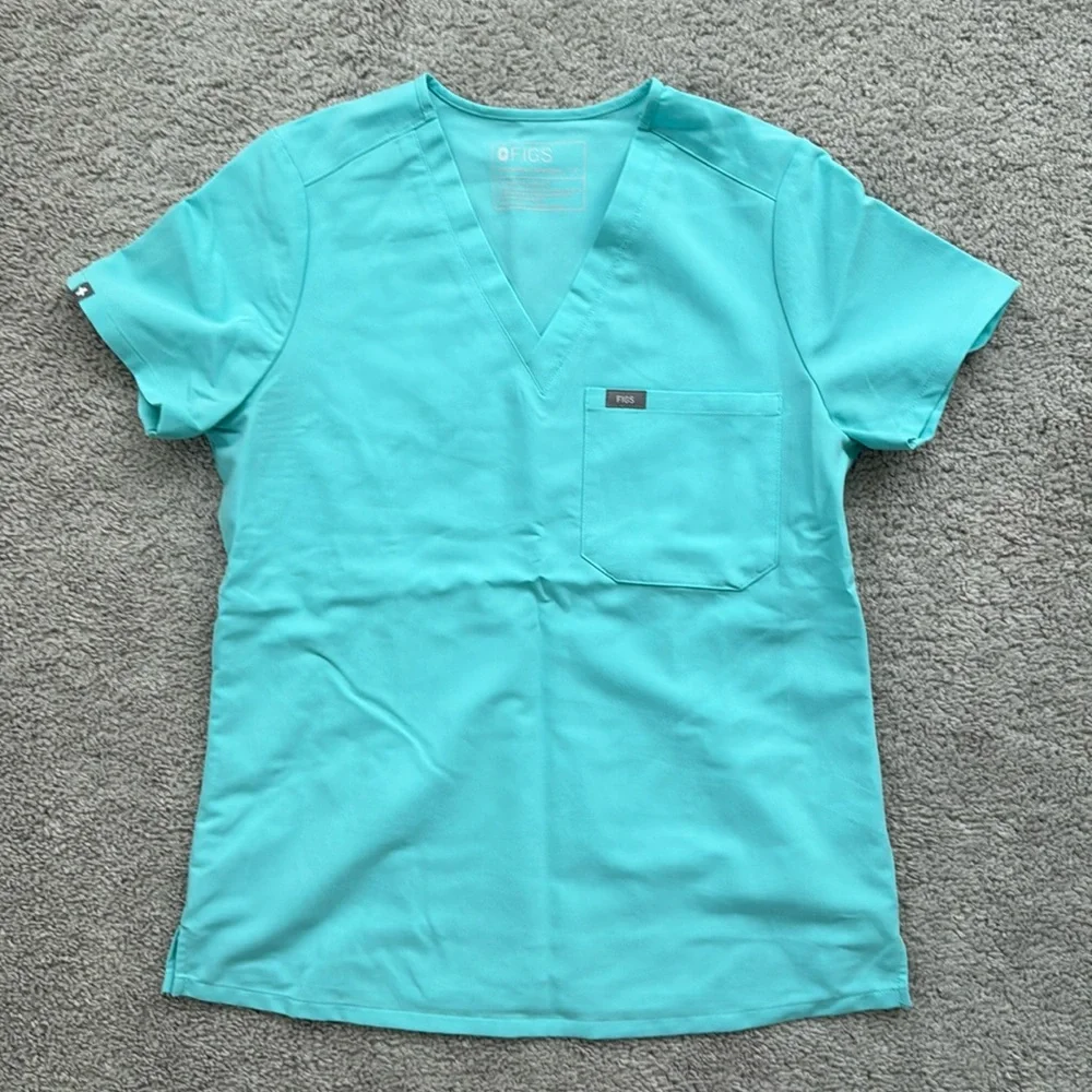 FIGS Scrubs - Fresh Aqua - Picture 2 of 3